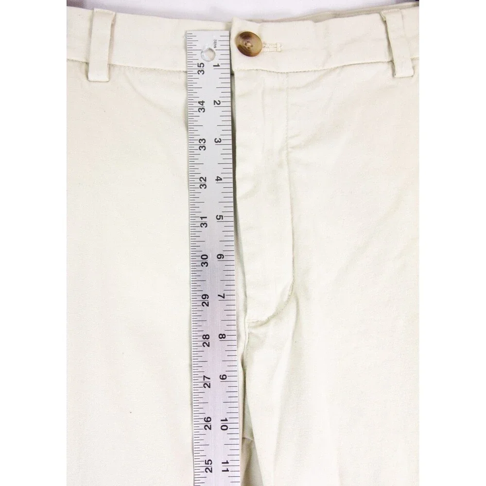 Vineyard Vines Men's Size W34 X L34 Khaki Tan Flat Front Straight Leg Pants